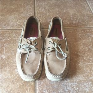 Sperry Topsider Women’s Boat Shoes with Plaid Side